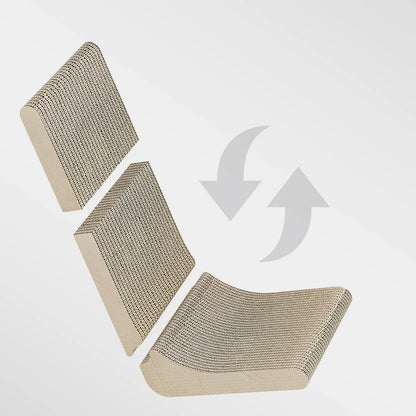 China Manufacturer Wall Mounted L Shape Cat Scratcher Cardboard Large Cat Toys Wood Scratcher Furniture