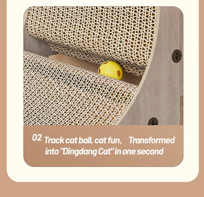 China Manufacturer Wall Mounted L Shape Cat Scratcher Cardboard Large Cat Toys Wood Scratcher Furniture