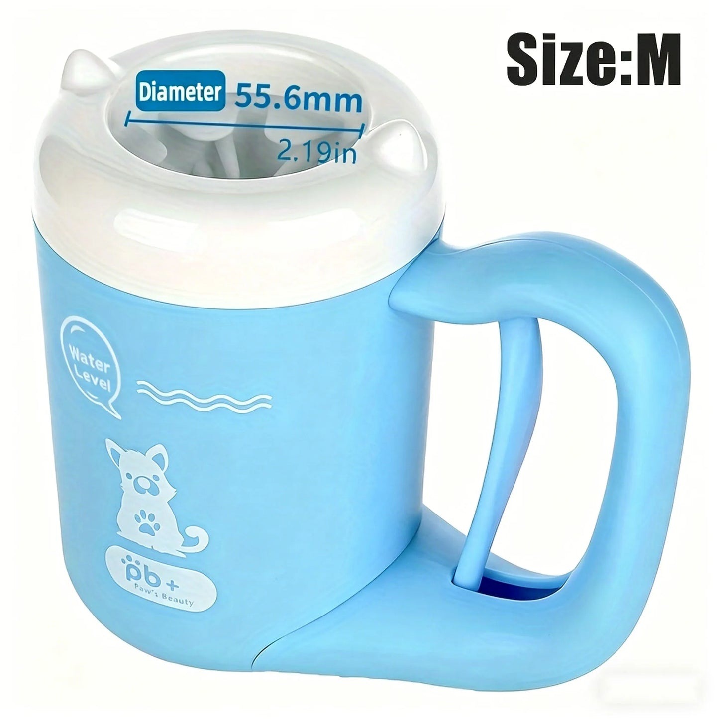 360° Dog Paw Cleaner Cup Portable Pet Paw Washer Soft Silicone Bristles Gentle Paw Cleaning Tool Muddy Paw Cleaner Home Outdoor